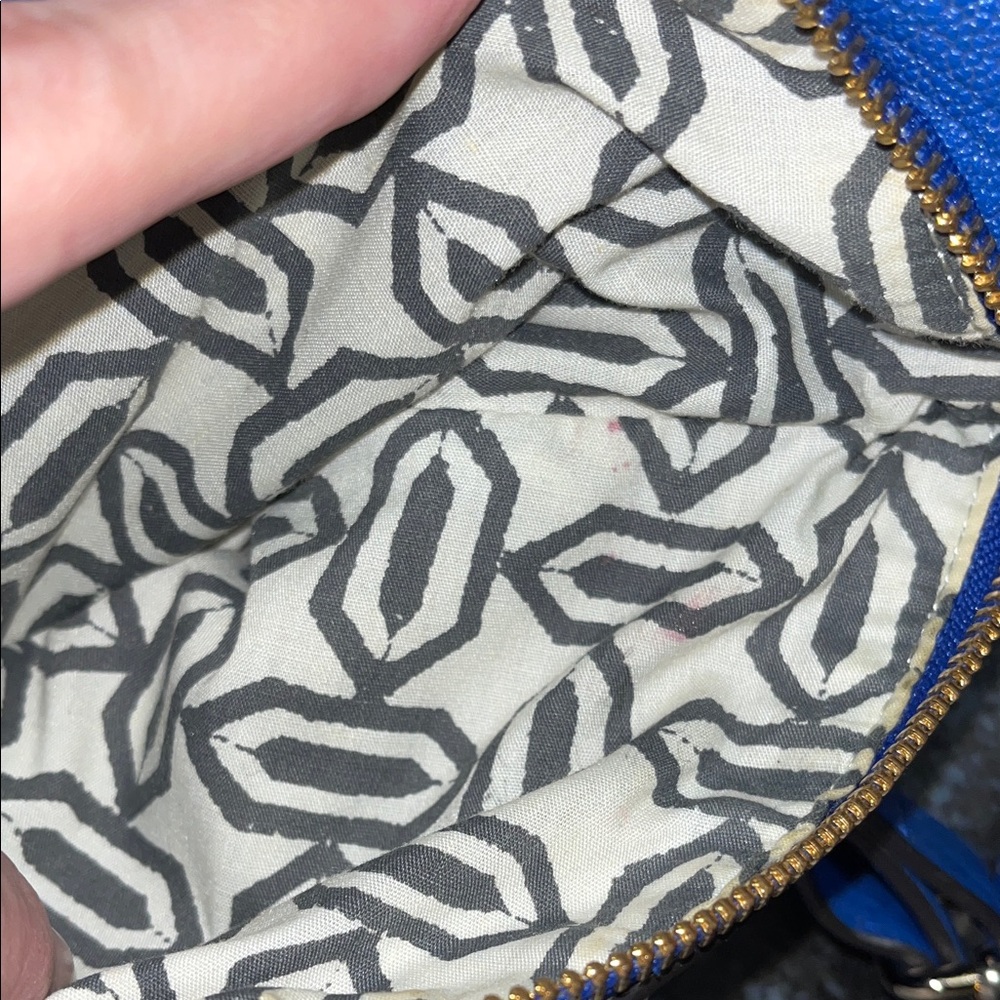 Rebecca Minkoff Julian mini Royal Blue Leather Backpack - Picture 13 of 16